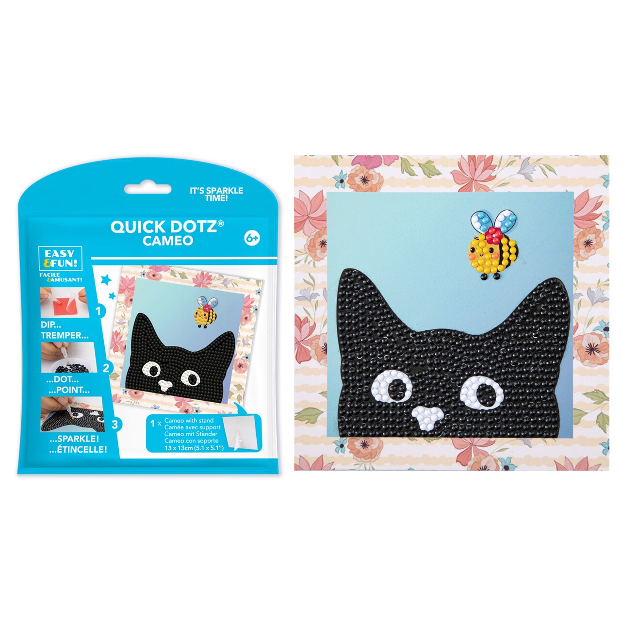 Diamond Dotz Kits - Mischievous Diamond Painting Artwork Kit Diamond Painting Kits, Diamond Art Kits for Adults, Gem Art, Diamond Art, Diamond Dotz Kits